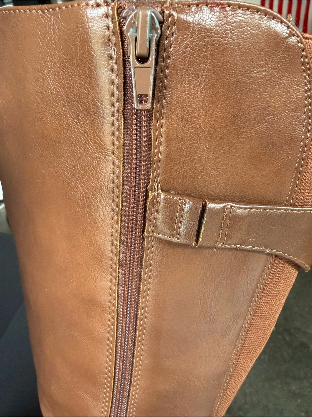 LifeStride Xandy Wide Calf Brown Boot Size 8